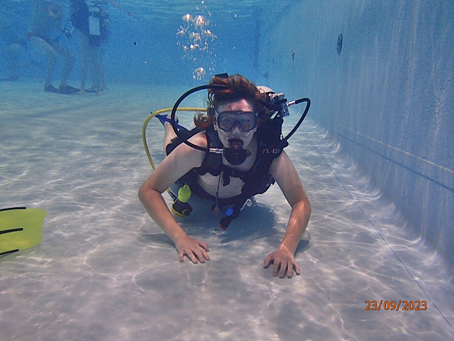 Hokej pod wodą Walenie Siemianowice Śląskie Trening 23 IX 2023